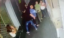 Dükkan önünde darp kamerada