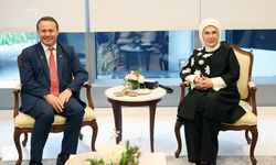 Emine Erdoğan Prindon Sadriu ile görüştü