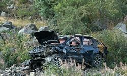 Giresun'da Otomobil uçuruma yuvarlandı