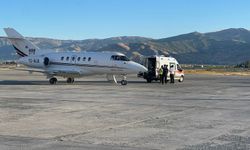 Hasta ambulans uçakla Ankara'ya sevk edildi