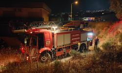 Hediye otomobil alev aldı
