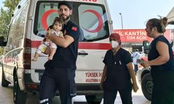 Maraş oto yutan bebek tedaviye alındı