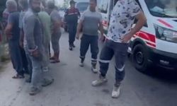 Mersin'de Otomobil Bahçede Çalışan İşçilere Çarptı