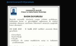 Orman yangınlarına karşı Çanakkale'de yeni tedbir