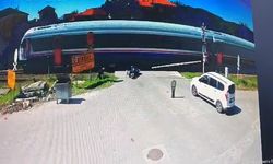 Zonguldak'ta motosiklet trene çarptı