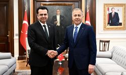 Bakan Yerlikaya Talal Chaudhry ile bir araya geldi