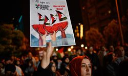 Ankara'da Sumud Filosu saldırısı protesto edildi