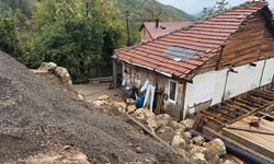 Bartın'da heyelan!