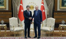 Cumhurbaşkanı Erdoğan,  Neçirvan Barzani'yle görüştü