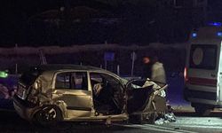 Konya'da otobüs ile otomobilin çarpıştığı kazada 2 kişi yaralandı