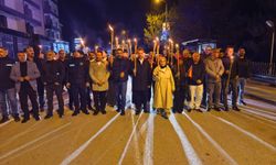 Orta'da fener alayı yürüyüşü