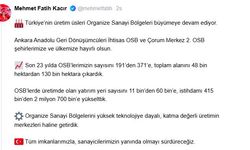 '23 Yılda OSB'lerin Sayısını 371'e Çıkardık'