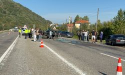 Bartın'da zincirleme kaza