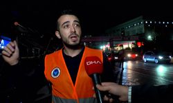 Başakşehir'de Otomobil Durağa Çarptı