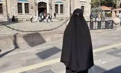 Başkent'te çarşafla gezen şahıs, adli kontrolle serbest bırakıldı