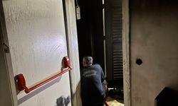 Batman'da apartman dairesi alev aldı