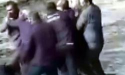 Çiftçinin, fabrika sahibine yumruk attığı olay kameralara yansıdı