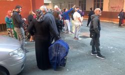 Çıkan yangında 4 daire zarar gördü