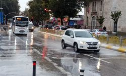 Edirne'de kuvvetli yağış etkisini gösterdi