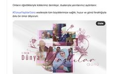 Emine Erdoğan'dan Dünya Yaşlılar Günü mesajı