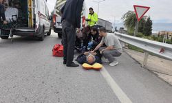 İnegöl'de korkutan servis minibüsü kazası