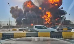 Irak'ta petrol sahasında korkutan patlama