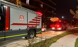 İzmir'de apartman dairesinde yangın çıktı