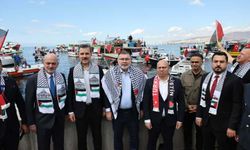 İzmir'de Sumud Filosu'na destek