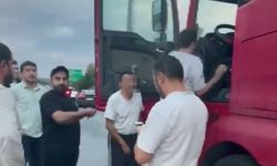Kuzey Marmara Otoyolu’nda Yabancı Plakalı TIR Takla Attı