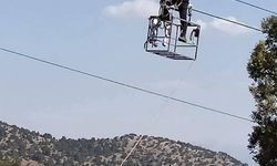Malatya'da elektrik direğinden düşen işçi