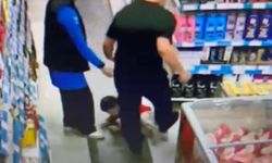 Markette çocuğunu darbeden baba gözaltına alındı