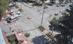 Merzifon'da elektrikli bisiklet ve okul servisi çarpıtı
