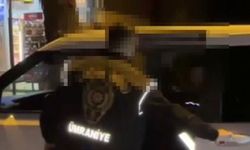 Metroda elinde tüfekle video çekti