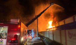 Samsun'da geri dönüşüm fabrikasında yangın