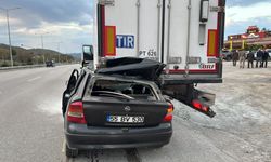 Samsun'da TIR kazası can aldı