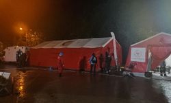 Sındırgı'da acil müdahale çadırı
