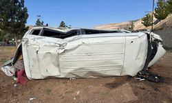 Sivas'ta feci minibüs kazası