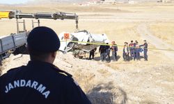 Toprak yığınına çarpan TIR'ın şoförü yaşamını yitirdi