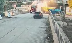 Traktörden ayrılan römork yayaya çarptı