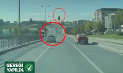 Arnavutköy'de kırmızı ışık ihlali yapan sürücüler yakalandı