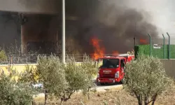 Kilis'te fabrika yangını çıktı
