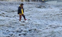 Kars soğuk hava ve kırağı etkisi altına girdi