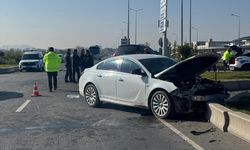 Kayseri'de korkutan otomobil kazası