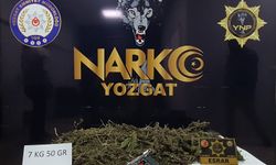 Yozgat'ta 7 kilo esrar ele geçirildi