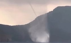 Antalya'da denizde hortumlar oluştu