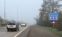 Bartın'da sis etkisini gösterdi