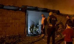 Bursa'da korkutan depo yangını