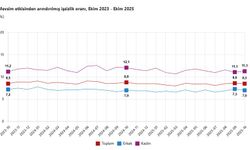 Ekim Ayı İşsizlik Oranı Yüzde 8,5 Oldu