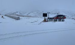 Erciyes'te kar etkisi oldu