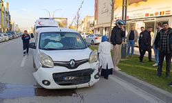 Hafif ticari araç cipe çarptı: 1 yaralı